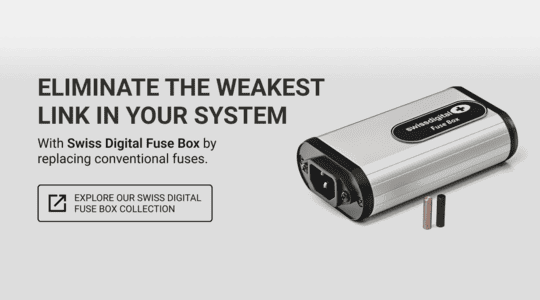 Click here to explore our Swiss Digital Fuse Box collection and eliminate the weakest link in your system with Vera-Fi Audio's Swiss Digital Fuse Box by replacing conventional fuses.